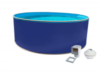 Бассейн Лагуна морозоустойчивый 2.00х1.25м круглый синий (скиммер, форсунка) 20017 Бассейн Лагуна морозоустойчивый 2.00х1.25м круглый синий (скиммер, форсунка) 20017
